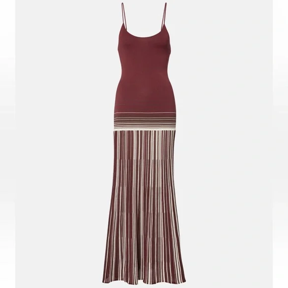 FAITHFULL Cecile striped cotton-blend maxi dress, xs - Picture 3 of 3